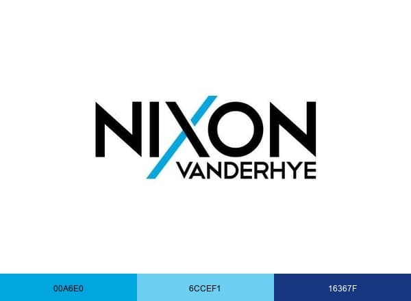 NixonVanderhye brand color palette