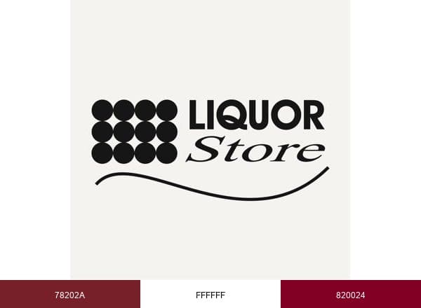 NLC Liquor Store brand color palette