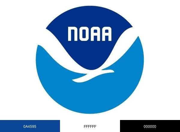 NOAA brand color palette