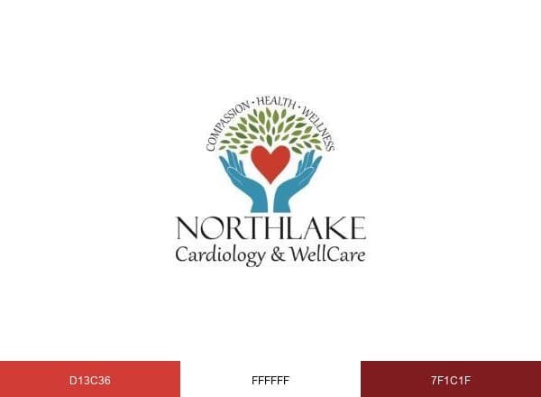 Northlake Cardiology & WellCare Center brand color palette