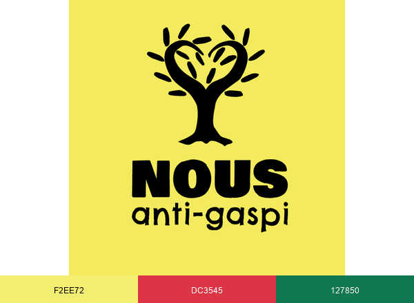 NOUS anti-gaspi brand color palette