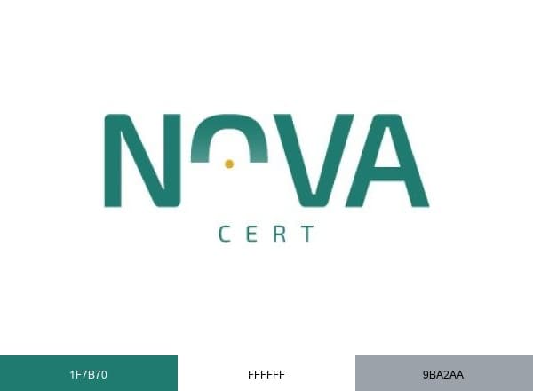 NOVA CERT brand color palette
