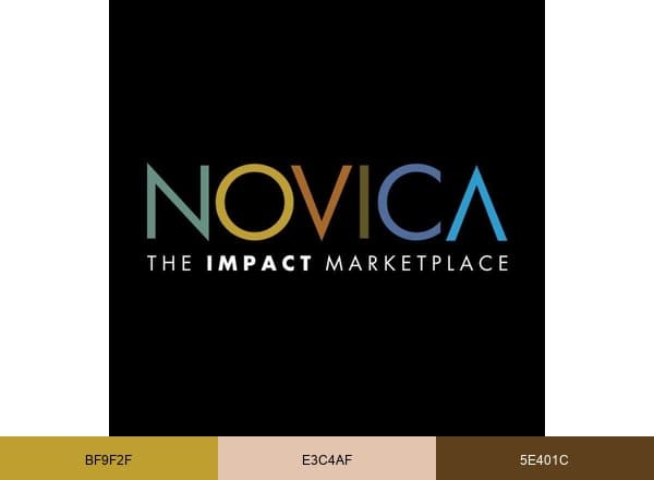 NOVICA brand color palette