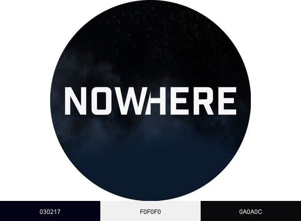 NOWHERE brand color palette