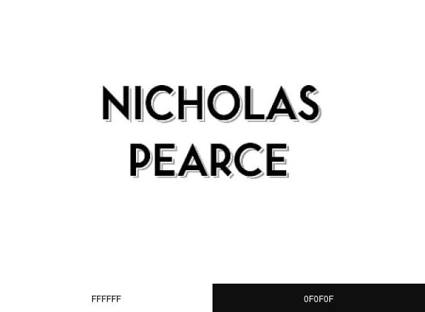 Nicholas Pearce Wines brand color palette