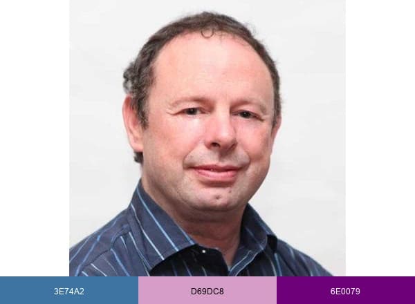 Mick Russotti brand color palette