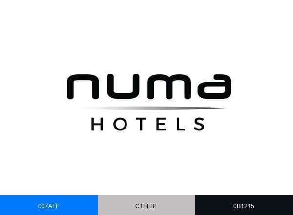 Numa Hotels brand color palette