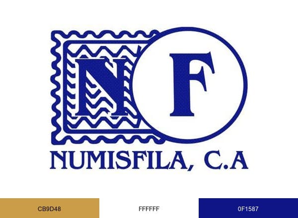 Numisfila brand color palette