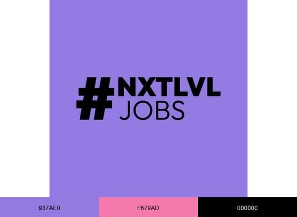 NXTLVLJOBS brand color palette