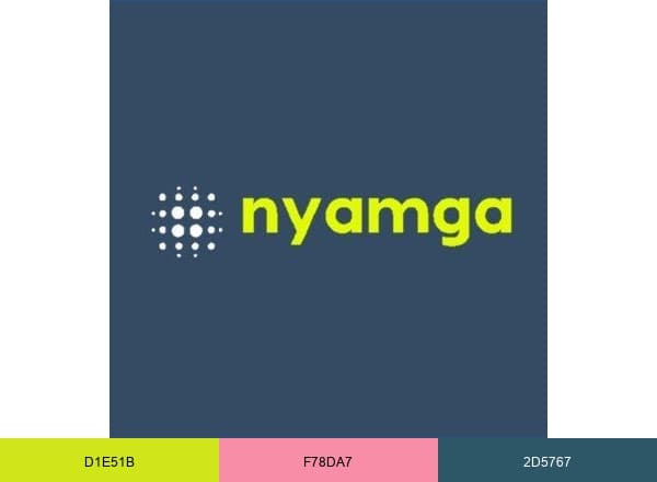 Nyamga brand color palette