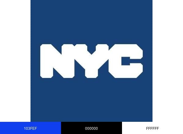NYC.gov brand color palette