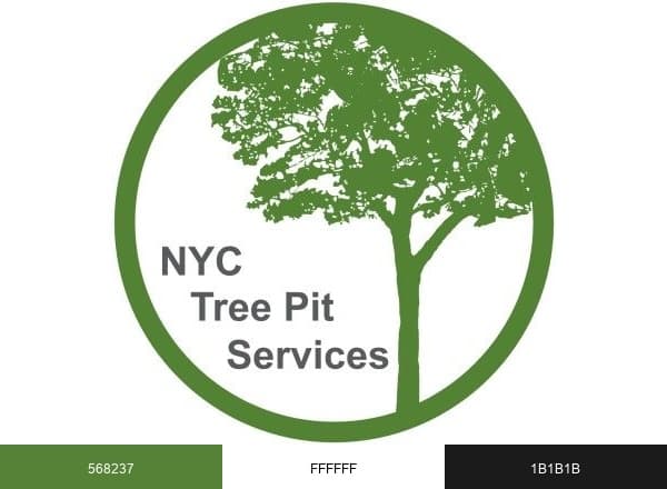 NYC Tree Pit Services brand color palette