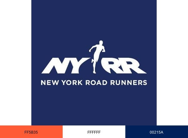 New York Road Runners brand color palette
