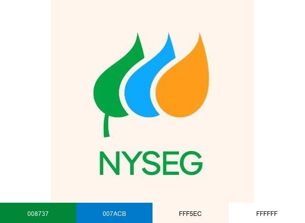 NYSEG brand color palette