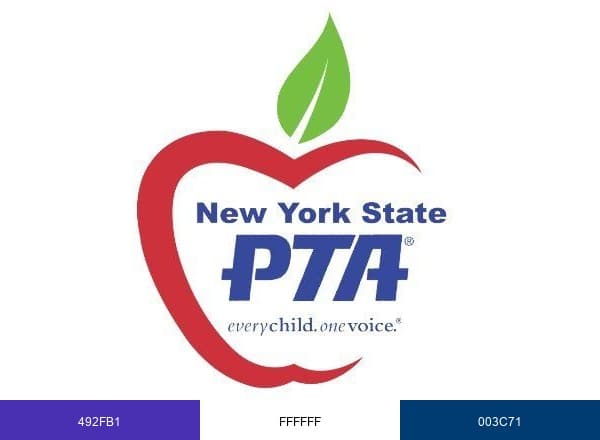 NYS PTA brand color palette