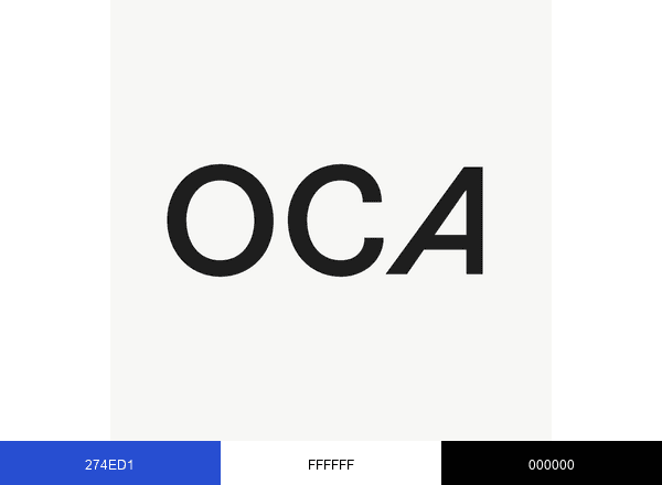 OCA brand color palette