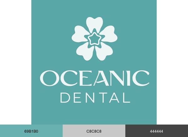 OCEANIC DENTAL brand color palette