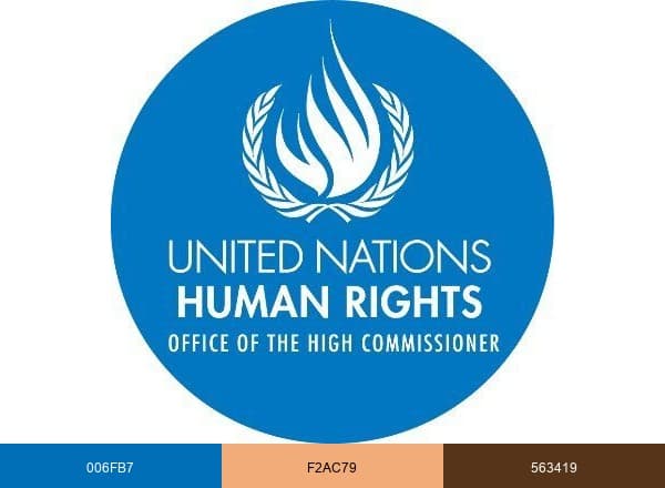 UN Human Rights brand color palette