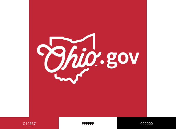 Ohio.gov brand color palette