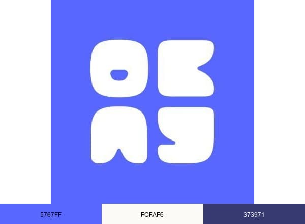 Okay Inside brand color palette