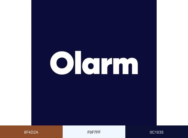 Olarm brand color palette