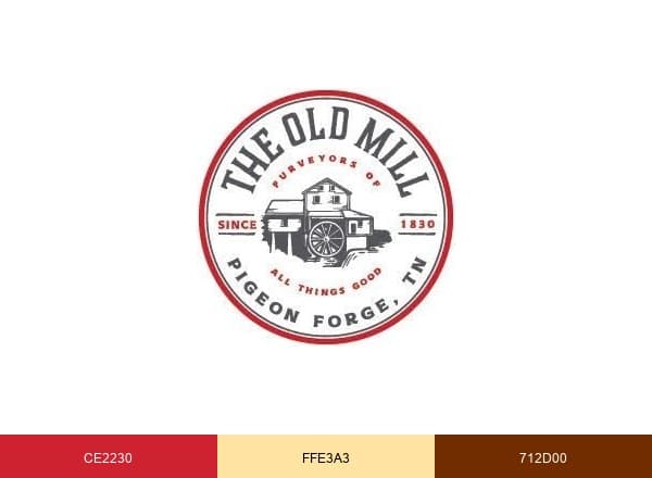 The Old Mill brand color palette