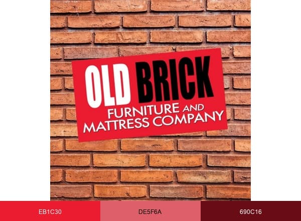 Old Brick Furniture brand color palette