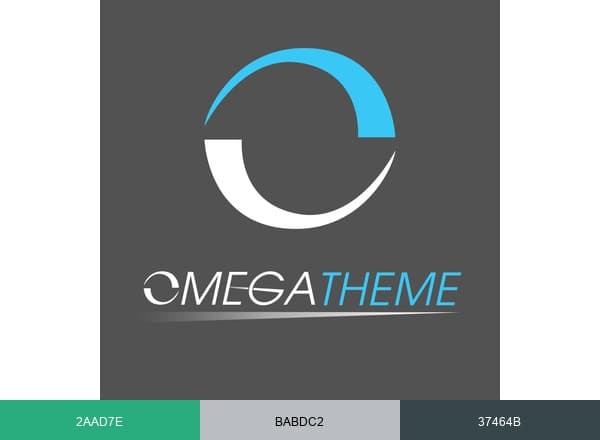 OmegaTheme brand color palette