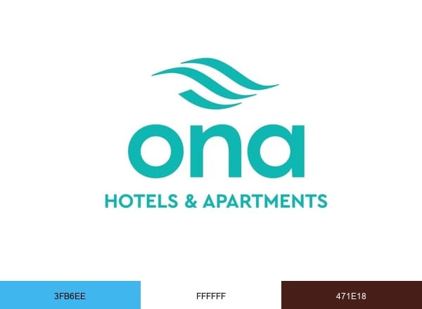 Ona Hotels brand color palette