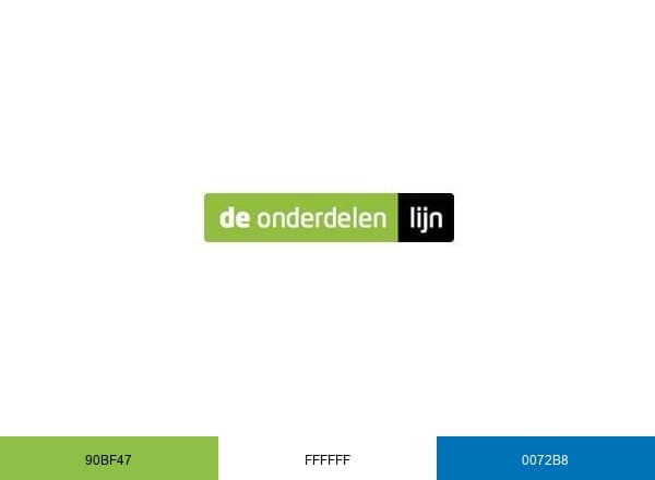 Onderdelenlijn brand color palette
