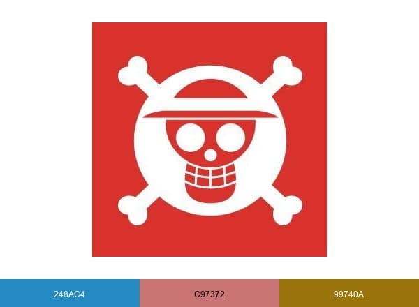 ONE PIECE.com brand color palette