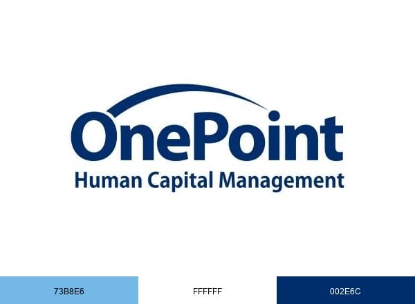 OnePoint Human Capital Management brand color palette