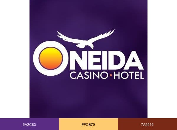 Oneida Casino Hotel brand color palette