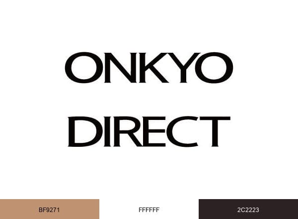 Onkyo brand color palette