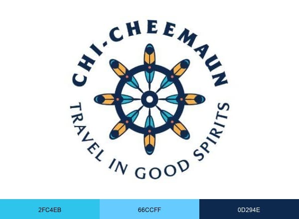 Chi-Cheemaun brand color palette