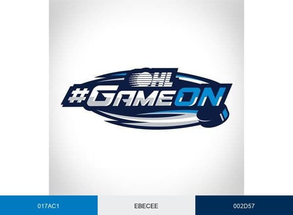 OntarioHockeyLeague brand color palette
