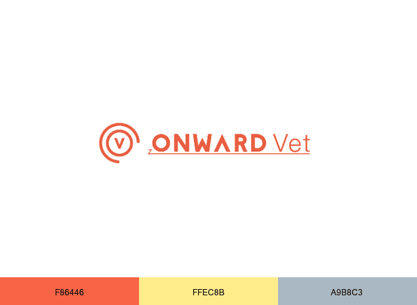 Onward Vet brand color palette