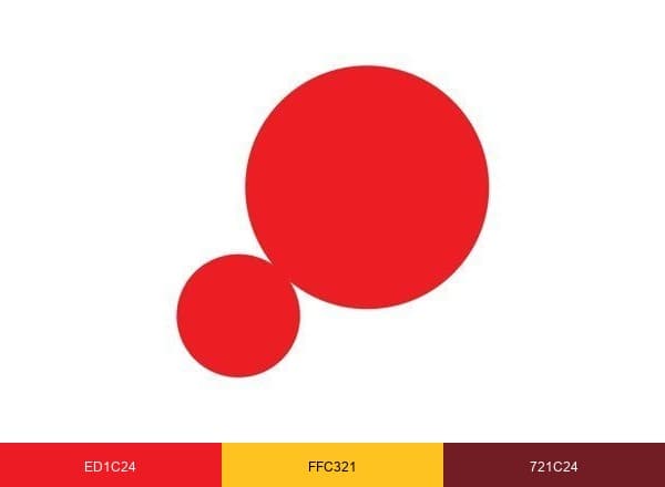 Ooredoo Group brand color palette