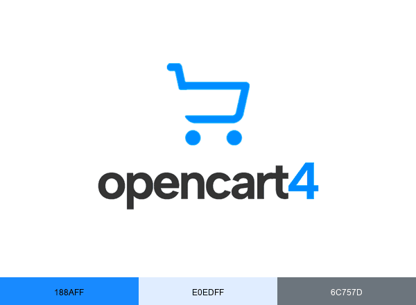 OpenCart4 Marketplace brand color palette