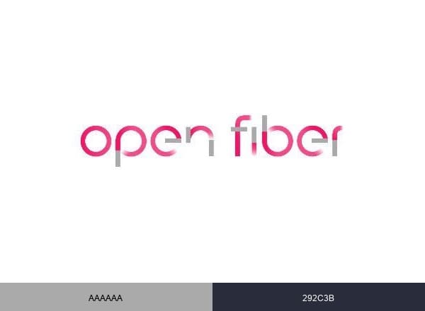 Open Fiber brand color palette