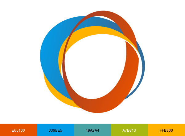 The Opportunity Network brand color palette
