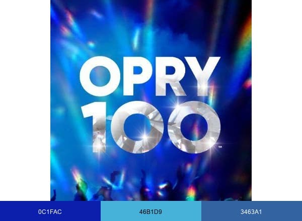 Grand Ole Opry brand color palette