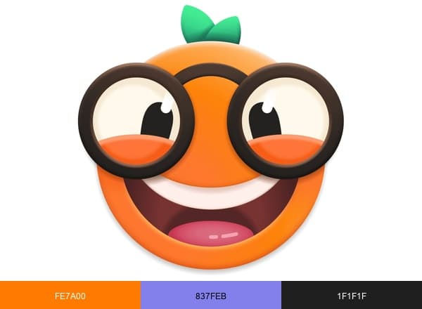 Orange Data Mining brand color palette