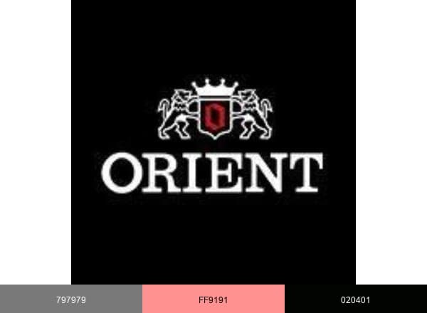 Orient Watch brand color palette