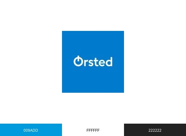 Ørsted brand color palette