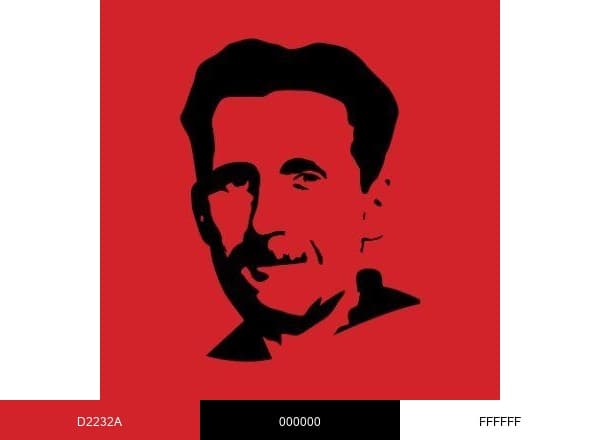 The Orwell Prize brand color palette