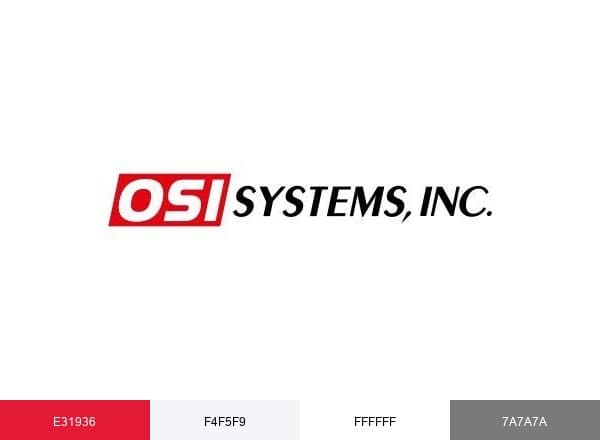OSI Systems brand color palette