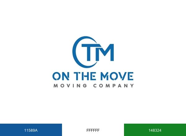 OTM Moving Company brand color palette