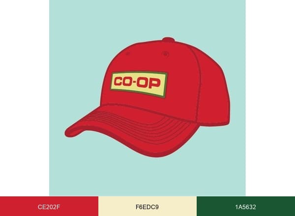 Tennessee Farmers Cooperative brand color palette