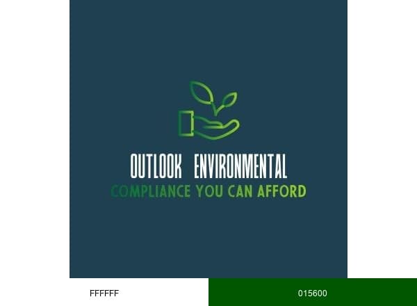 Outlook Environmental brand color palette